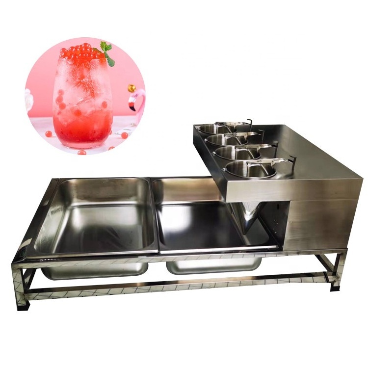 bubble tea equipment fruit Jelly Ball small popping boba juice ball making machine