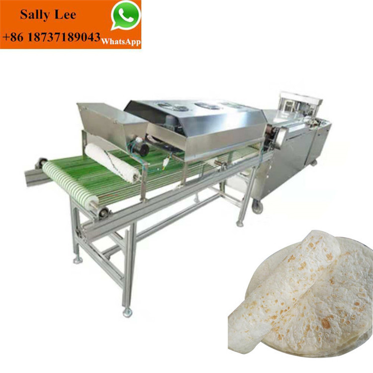 Hot sale soft Taco Burritos flat bread production line also for the corn bread, thin pancake and Mexico Chicken roll bread