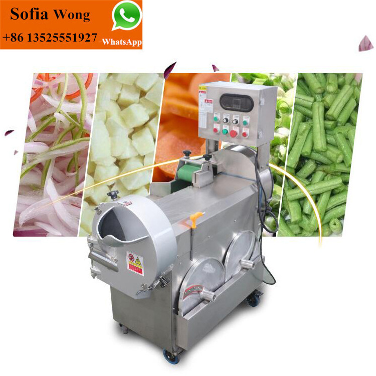 Onion Cutting Machine Commercial Vegetable Cabbage Slicing Machine Potato Chips Onion Pepper Slicer Cutting Machine