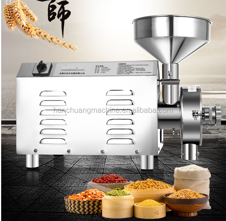 stainless steel grains grinding machine / tea leaves milling machine / powder grinding machinemachinery