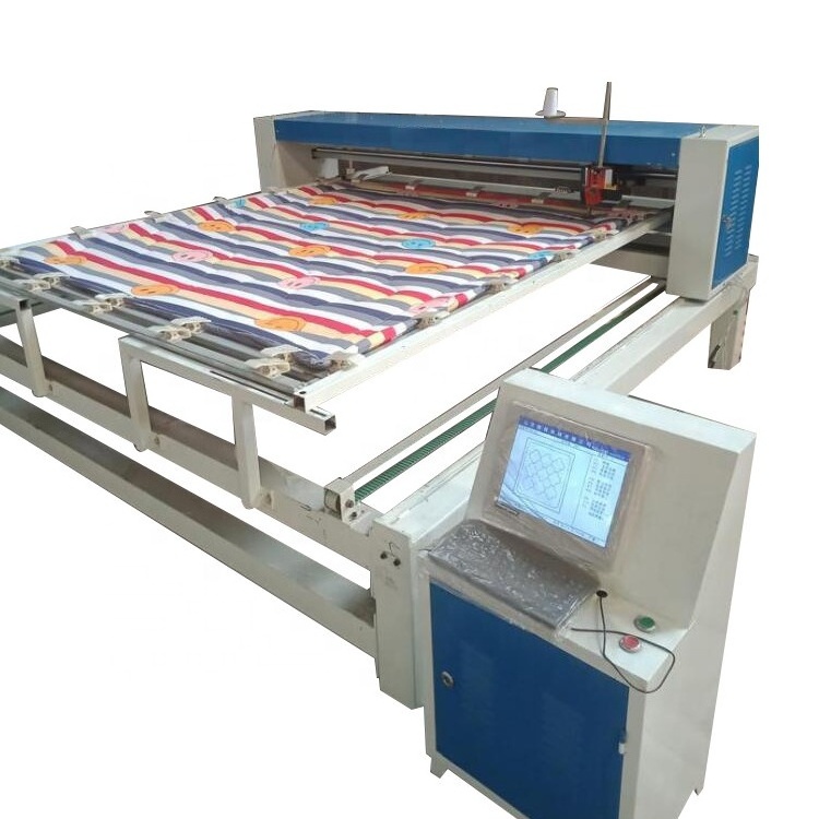 Professional Bed Sheet Sewing Making Machine / Duvet Quilting Making Machines Price Mattress Making Machine