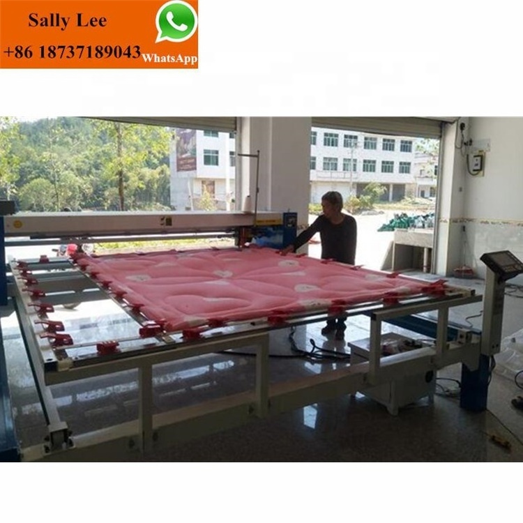 Professional Bed Sheet Sewing Making Machine / Duvet Quilting Making Machines Price Mattress Making Machine