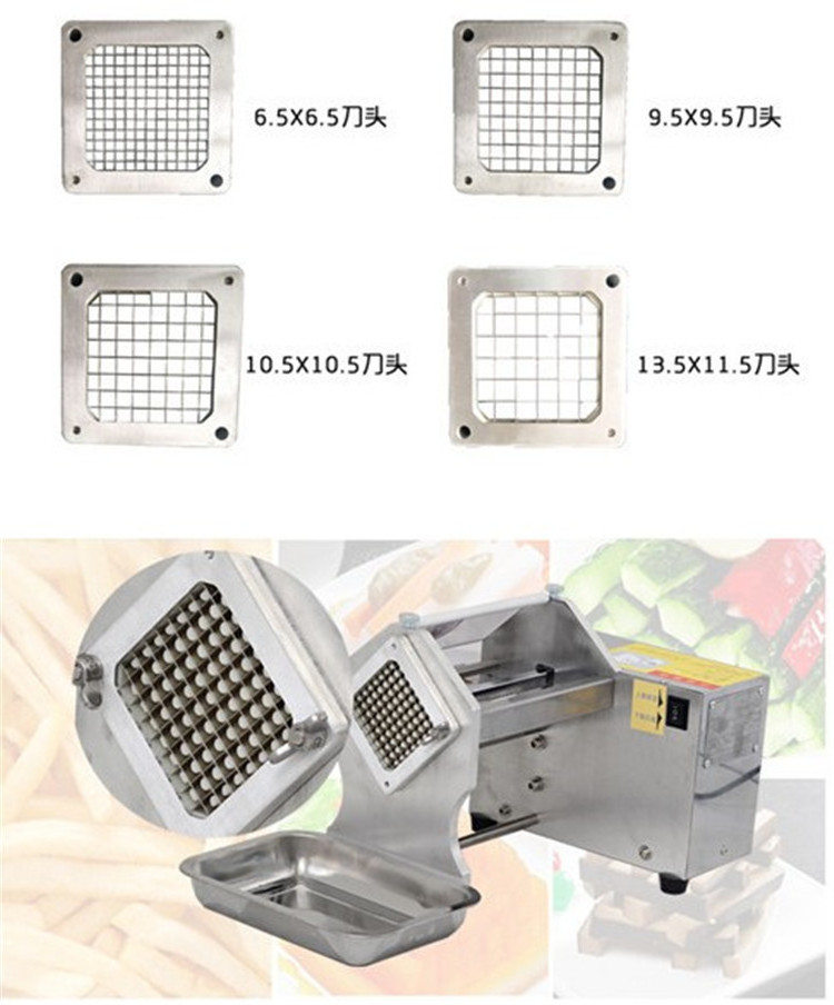 French Fries Potato Crisp Cutter Cutting Making Machine