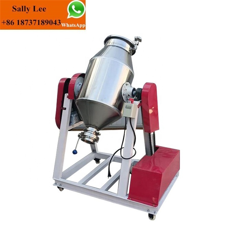 High Quality Stainless Steel Durable Rotary Food Drum Mixer /automatic Drying powder mixer