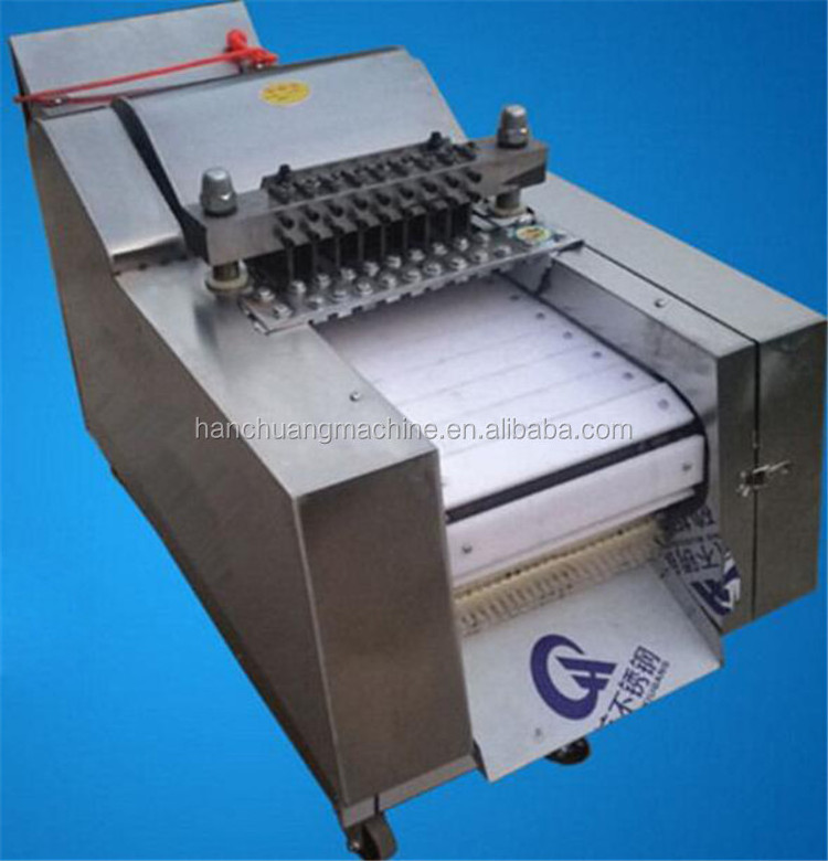 frozen meat cutting machine chicken duck fish pork cutting cube machine