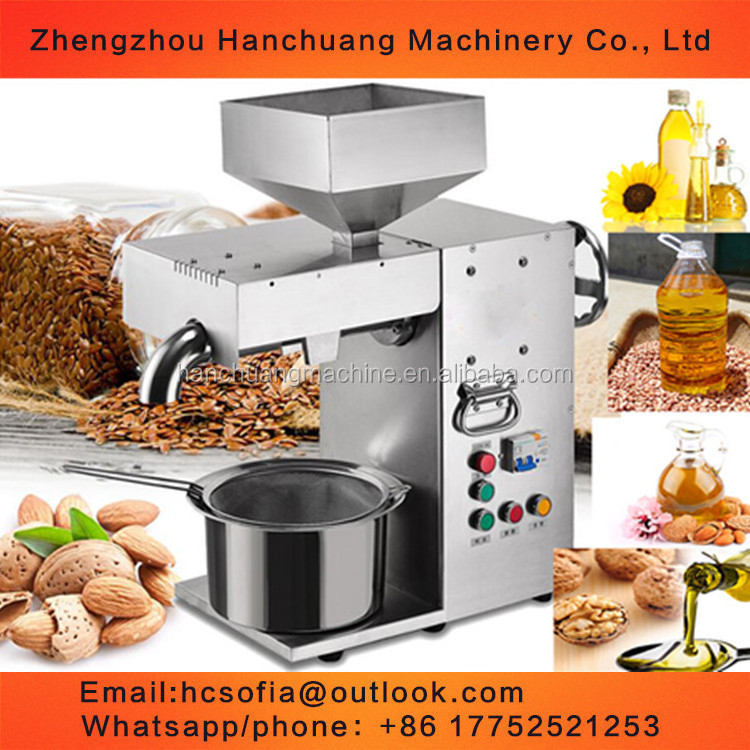 Home use coconut oil press machine for sesame seeds peanuts sunflower seeds