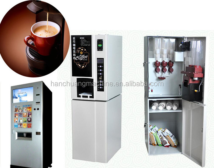 coin operated tea coffee vending machine