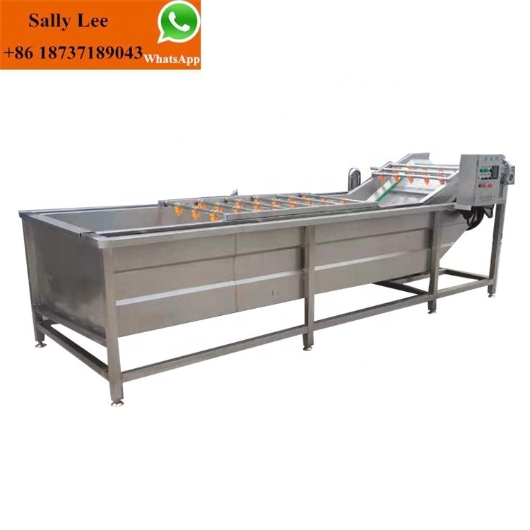 Bubble Tomato Washing Line Drying Machine Corn Fruit Washer Vegetable Onion Washer Cleaning Machine