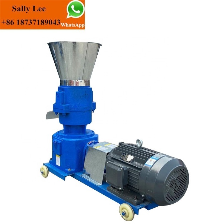 diesel engine fish chicken poultry feed pellet mill making machine, grinder mixer machine