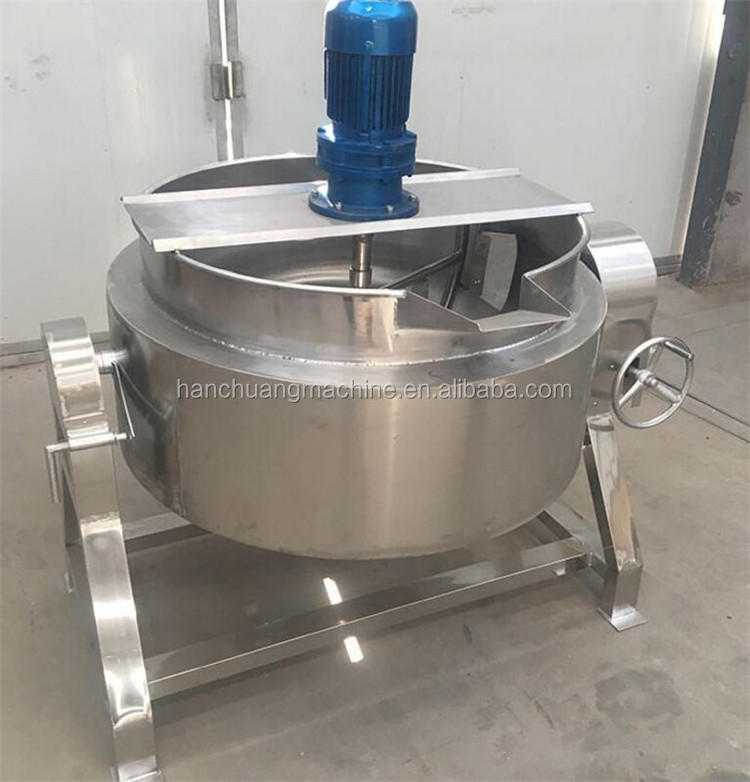 Industrial Sugar Cooking Pots With Mixer/jam Jacketed Cooker With Agitator/candy Cooking Machine