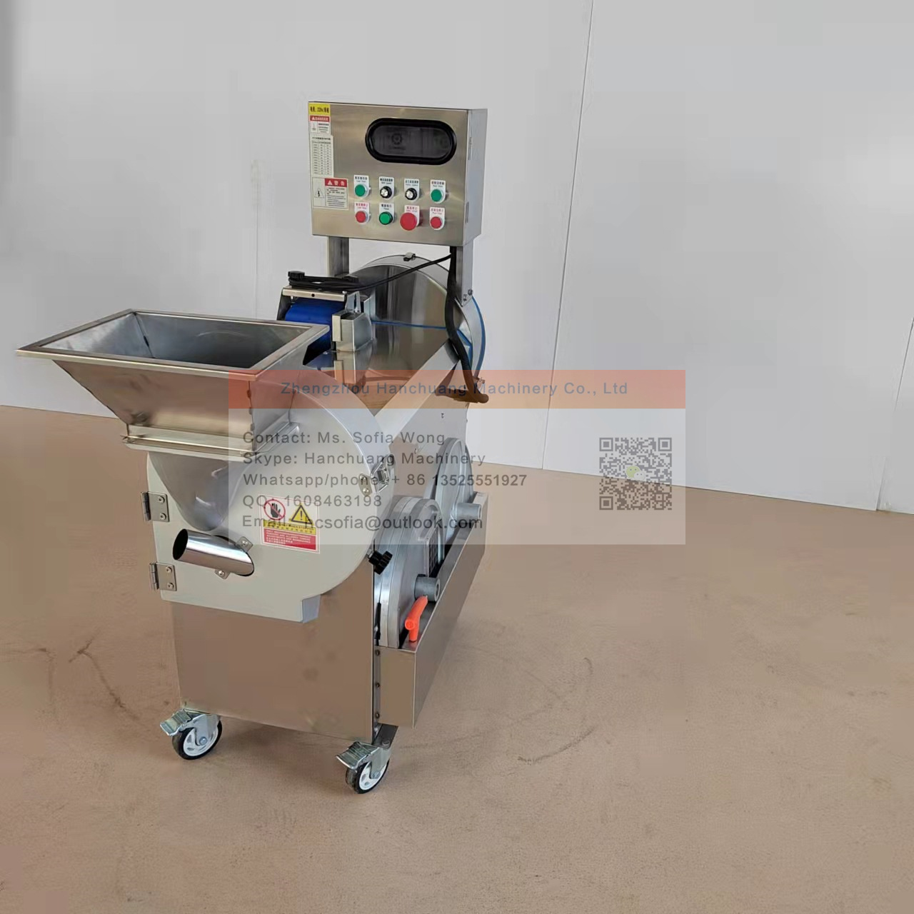 Factory Price Vegetables Fruit Ginger Potato Carrot Dicing Slicing Cube Industrial Cutting Machine