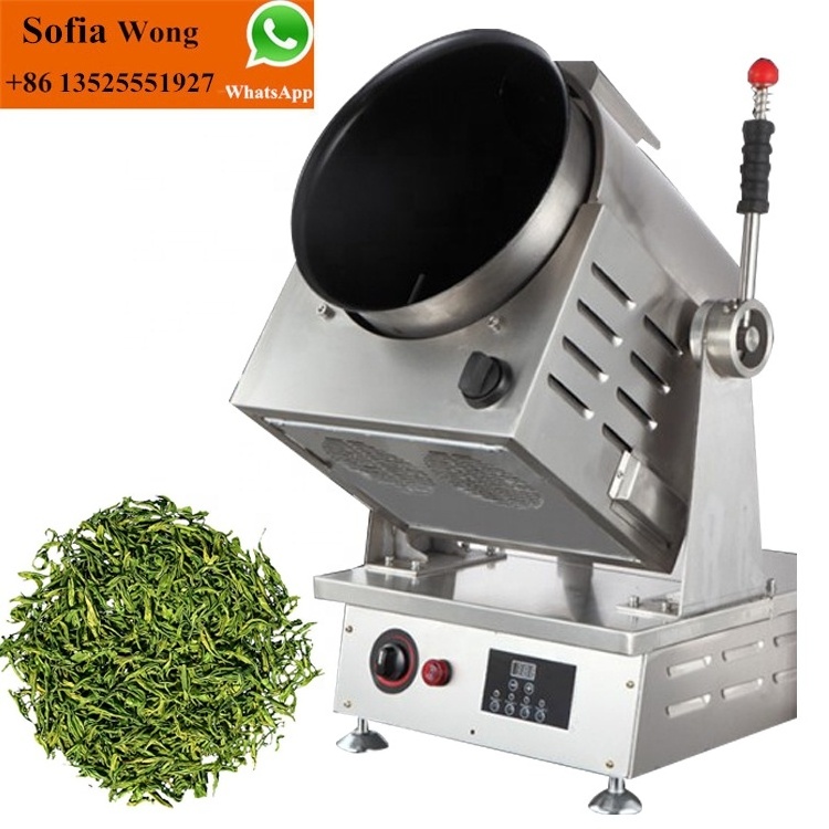 gas type automatic fry noodle rice food cooking machine