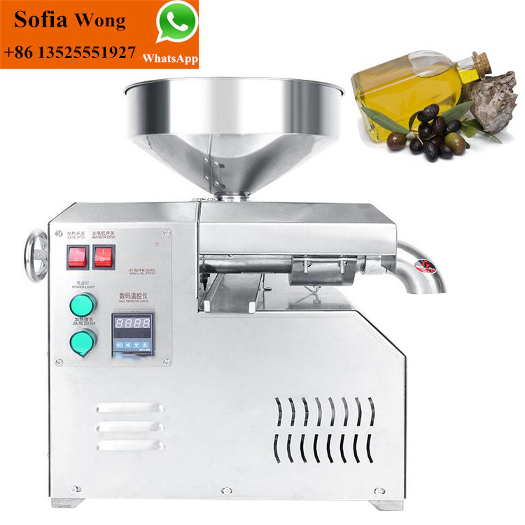 Commercial Automatic Walnut Black Seed Sesame Hemp Seed Sunflower Peanut Palm Home Mini Oil Press Machine