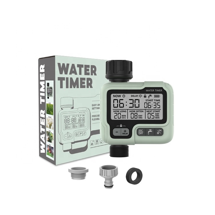 HCT 322 New Design Electronic Smart Garden Water Timer Watering Irrigation System Sprinkler Controller