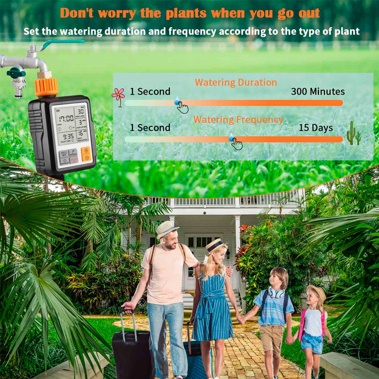 New Design Outdoor Yard Electronic Automatic  Watering Irrigation System Garden Water Timer Controller HCT-311