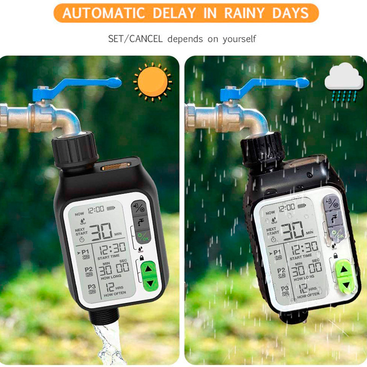 Smart Electronic Automatic Irrigation System Garden Drip Water Timer Irrigation Controller Sprinkler Watering Timer