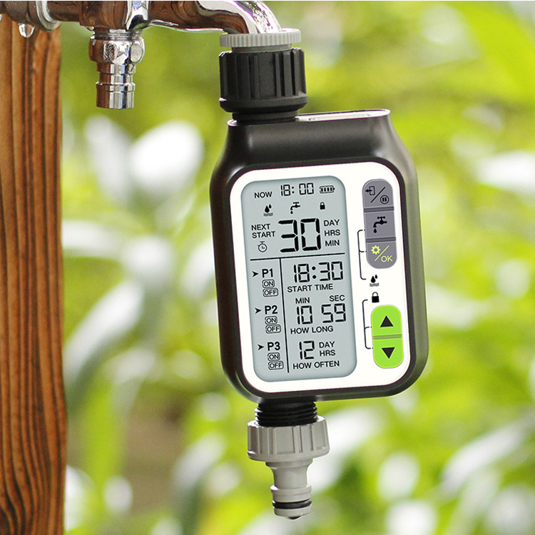 Smart Electronic Automatic Irrigation System Garden Drip Water Timer Irrigation Controller Sprinkler Watering Timer