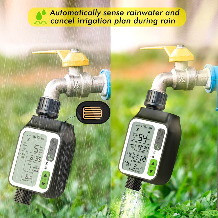 New Automatic Garden Water Timer Irrigation Sprinkler Drop System Controller