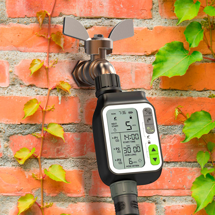 New Automatic Garden Water Timer Irrigation Sprinkler Drop System Controller