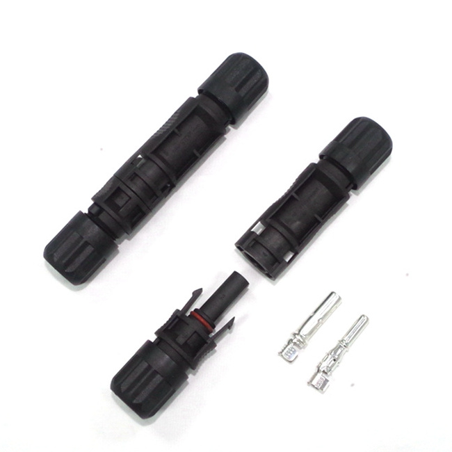 TUV Approved 1500V Photovoltaic Solar Cable Connectors Based on Amphenol H4 PV Connector