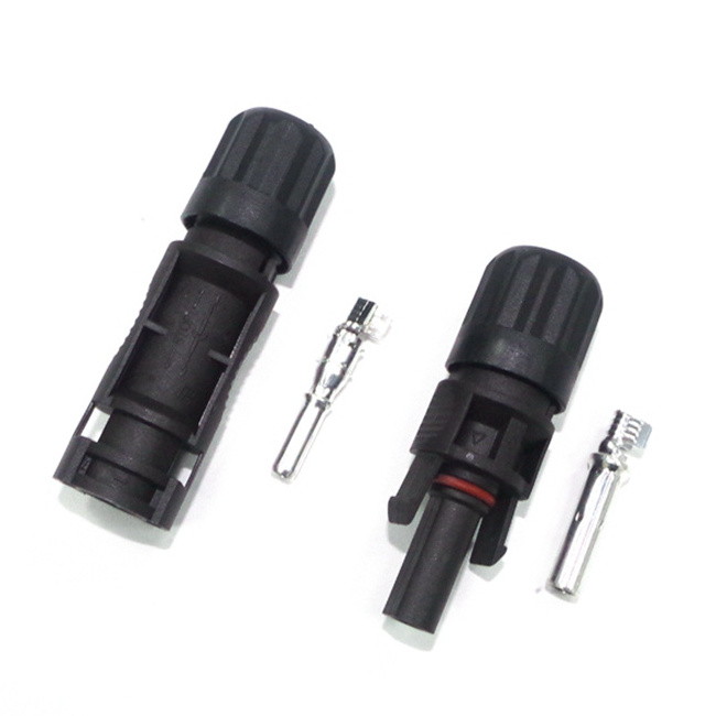 TUV Approved 1500V Photovoltaic Solar Cable Connectors Based on Amphenol H4 PV Connector