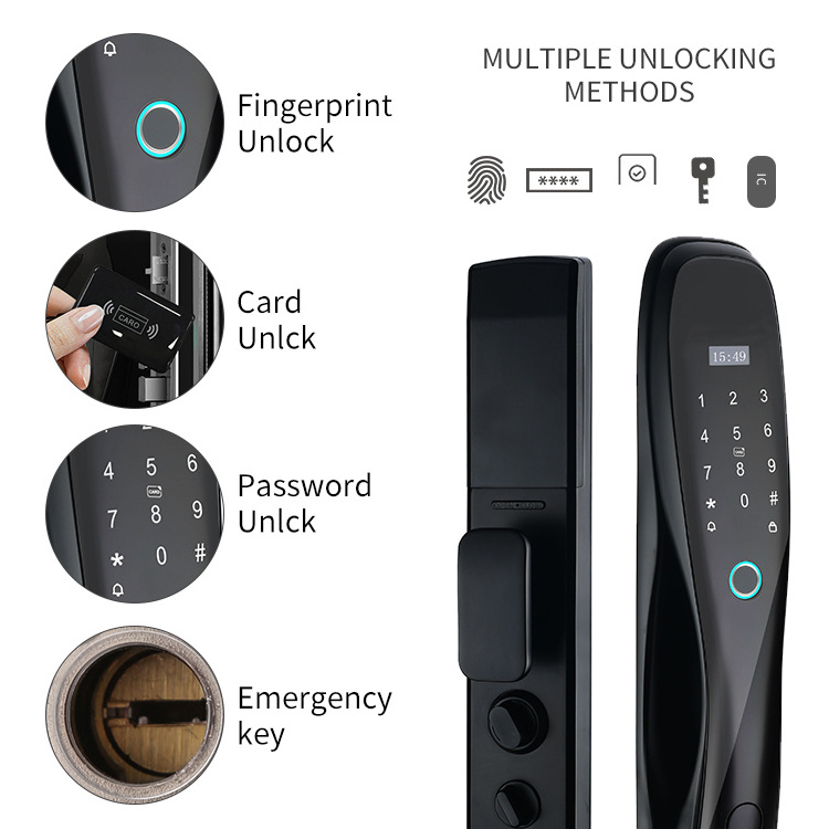 Competitive price smart lock automatic home electronic locks long-range control APP wifi fingerprint lock