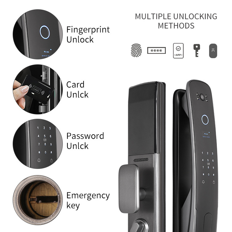 Automatic Lock rfid Wifi Tuya Anti-theft Electronic Digital Cerradura Inteligente Fingerprint Remote Control Smart Door Lock