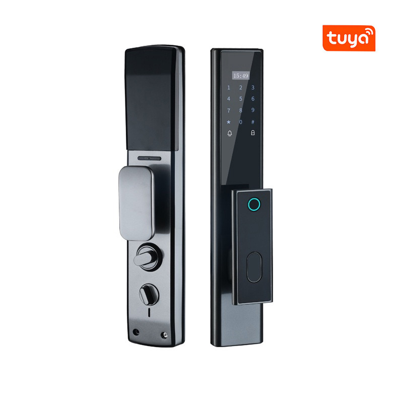 wholesale smart door lock tuya wifi fingerprint IC card temporary password keyless door locks