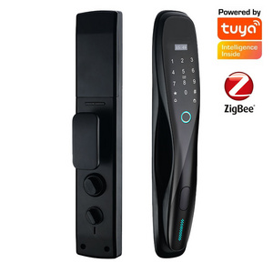 Factory price Tuya Zigbee smart lock automatic home electronic locks fingerprint door lock