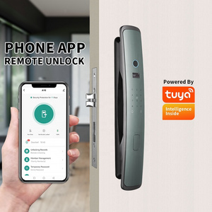 Handaily good quality tuya keyless door lock rechargeable digital lock fingerprint password smart lock door