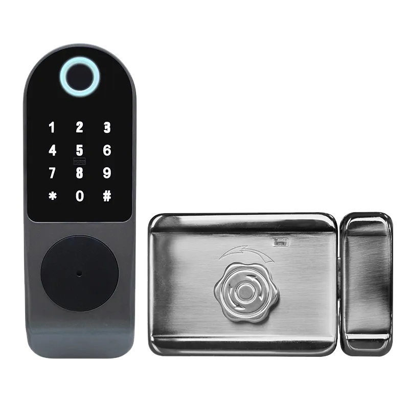 TUYA zigbee Waterproof Smart Door Lock TTLock WiFi Fingerprint Home Lever Gate Locker  Electronic Deadbolt Door Lock