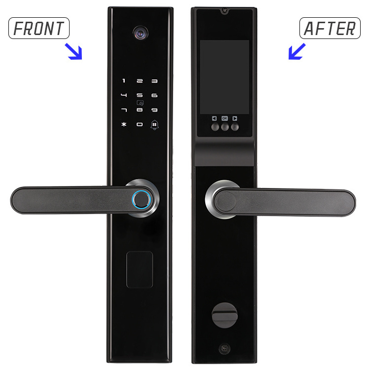 digital lock safe keypad electronic rfid Password Detect Alarm Work  Biometric fingerprint smart Door lock