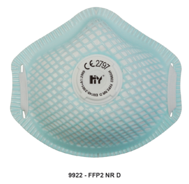 Pro mesh dust mask with CE FFP3 FFP2 FFP1 approved