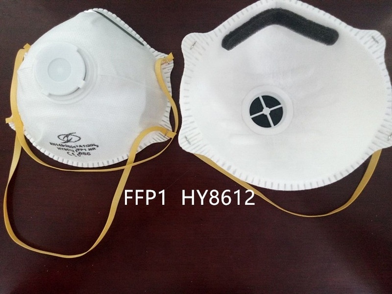 HY8612 CE FFP1 CUP MASK WITH VALVE HANDAN HENGYONG