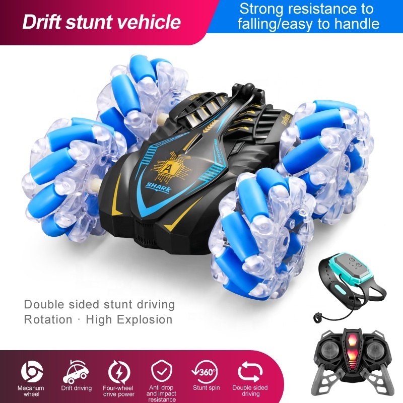 Handa Factory Wholesale 2.4G Stunt Remote Control Car Cool Drift RC Cars With Light Radio Control Toys For Kids