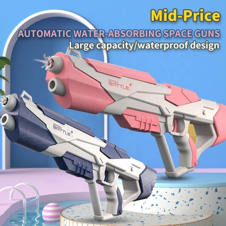 HD guangdong 9000 small plastic pink sniper strong machine water gun toy kids electric automatic z.two water gun 12000 with lcd