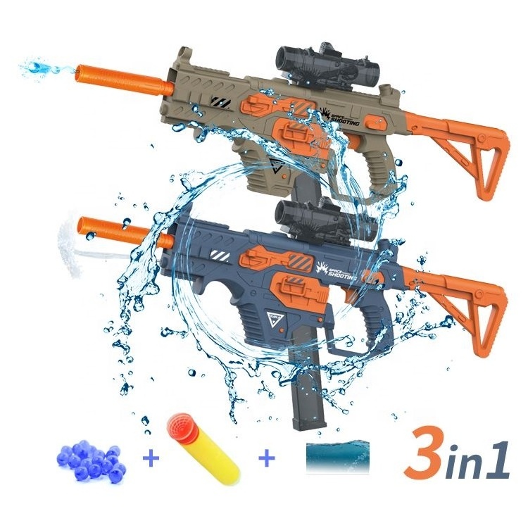 Toy Automatic Guns Kids Magazine Clips Game With Laser For Boys Kid Children 9Mm Pink Safe Play Free Magazines Asg Training Gun