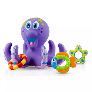 Cheap Price Eco-friendly Ring Toss Pretend Play No-Toxic for Toddlers Kids Funny Baby Octopus Child Bath Toys