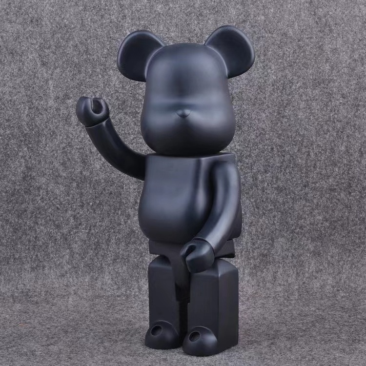 Factory custom 100% 400% 1000% black color Bearbrick Figure Vinyl Toys