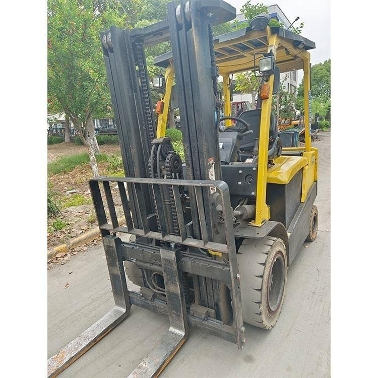 China supplier second hand batetry forklift truck 3ton with solid tires triplex mast