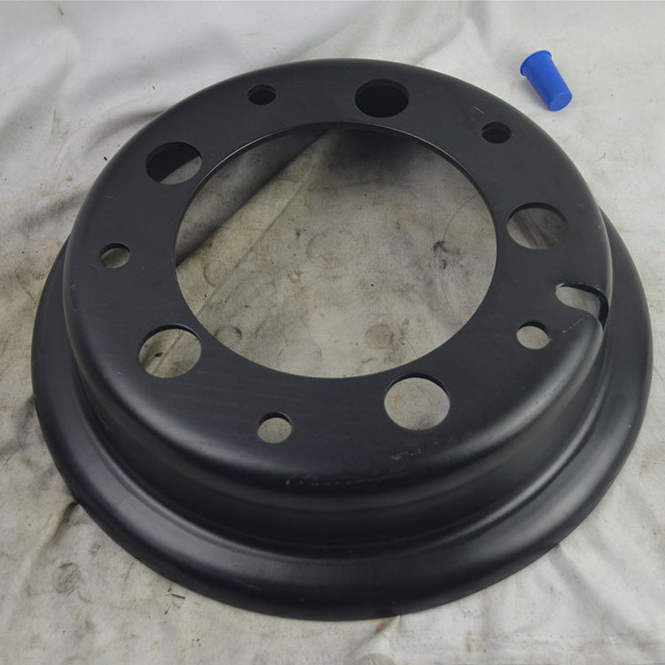 Custom Forklift wheel rim 700x12/175-220 forklift solid tire rim manufacturer for TCM