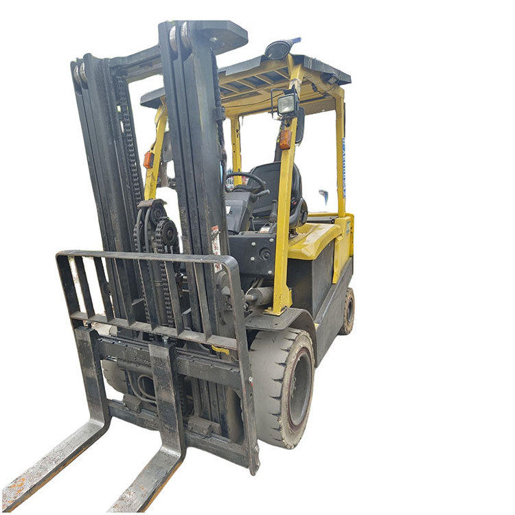 China supplier second hand batetry forklift truck 3ton with solid tires triplex mast