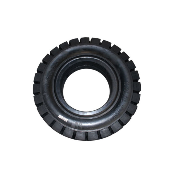 High quality solid rubber wholesaler JT-700-12/618 solid forklift tire 7.00x12