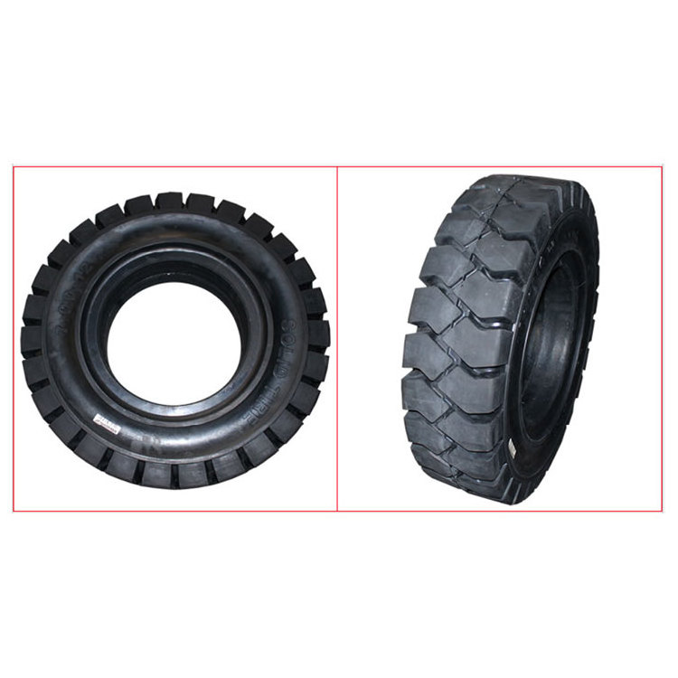 High quality solid rubber wholesaler JT-700-12/618 solid forklift tire 7.00x12