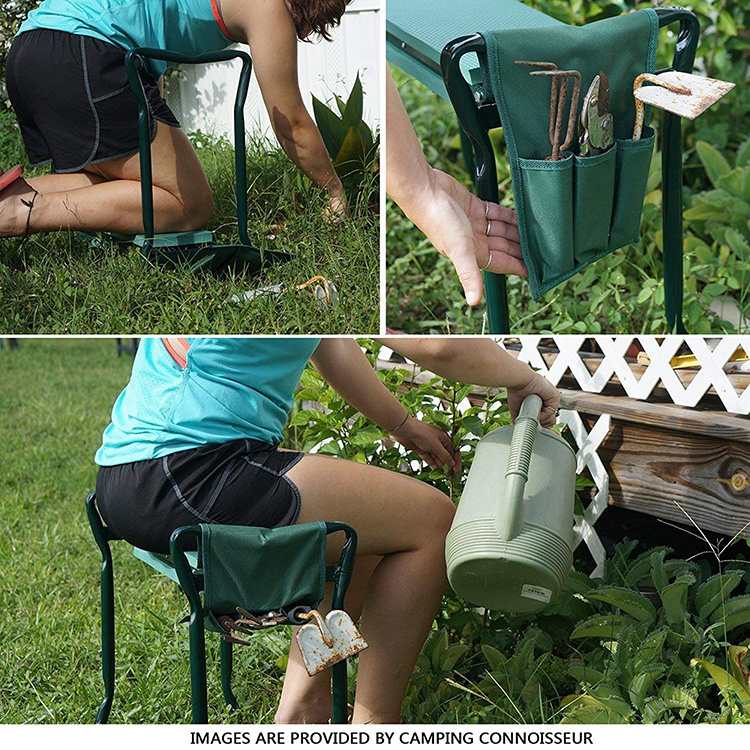 Foldable Utility Garden Foam Stool Seat and Kneeler