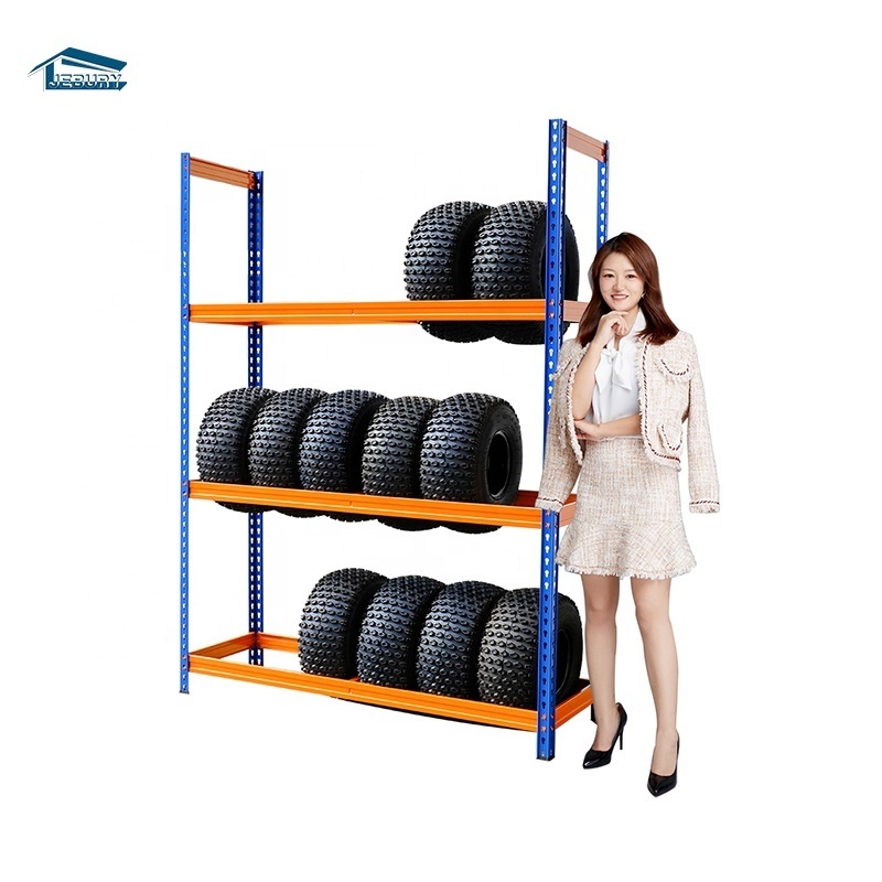 Wooden Display Rack Metal Wheel Rim Tyre Display Rack Bar Shelf