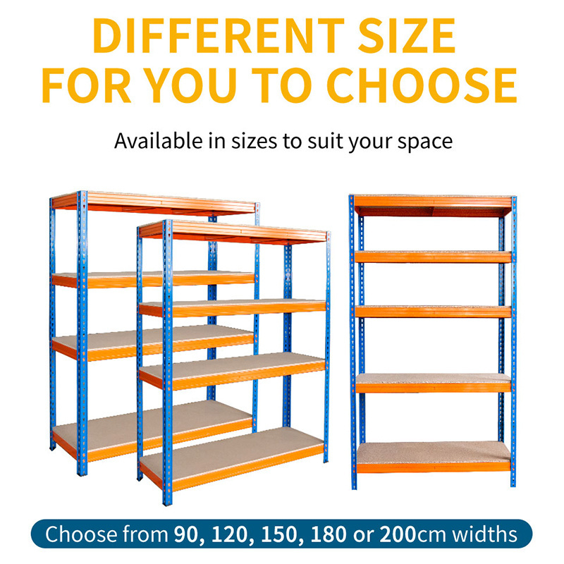 Large Load Capacity Floor Standing Warehouse Boltless Shelves Heavy Duty Storage Display Shelving Stacking Metal Shelf