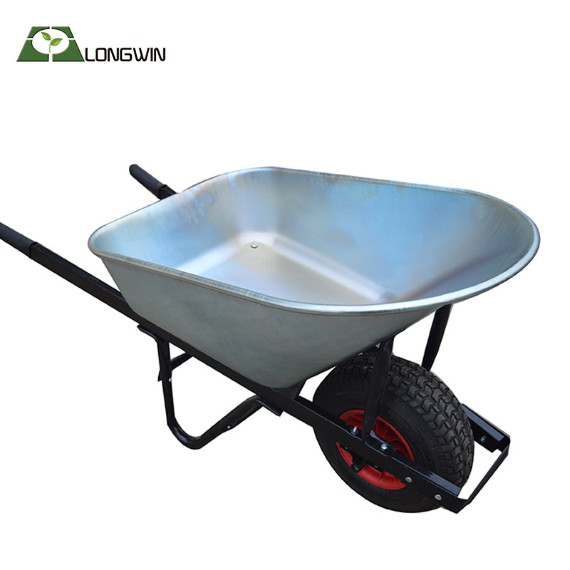 Big capacity metal building concrete wheelbarrow wholesale