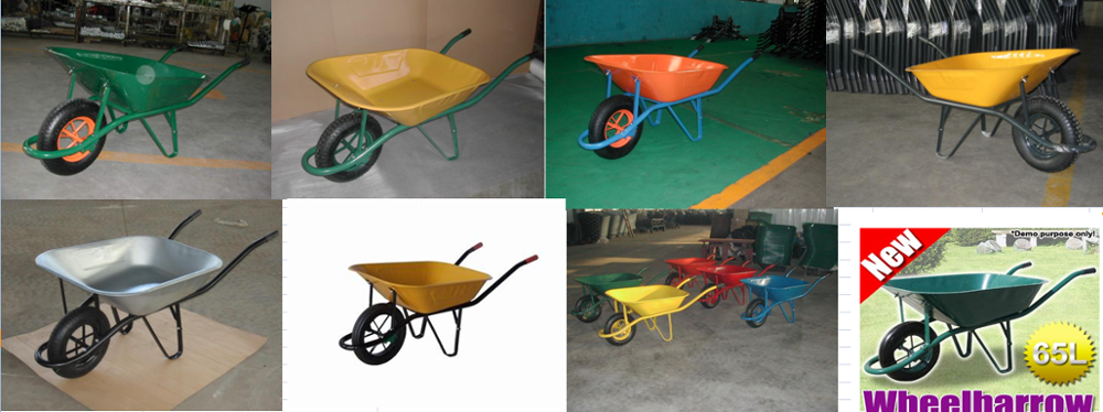 Heavy Duty Construction Stanley Two Wheel Wheelbarrow