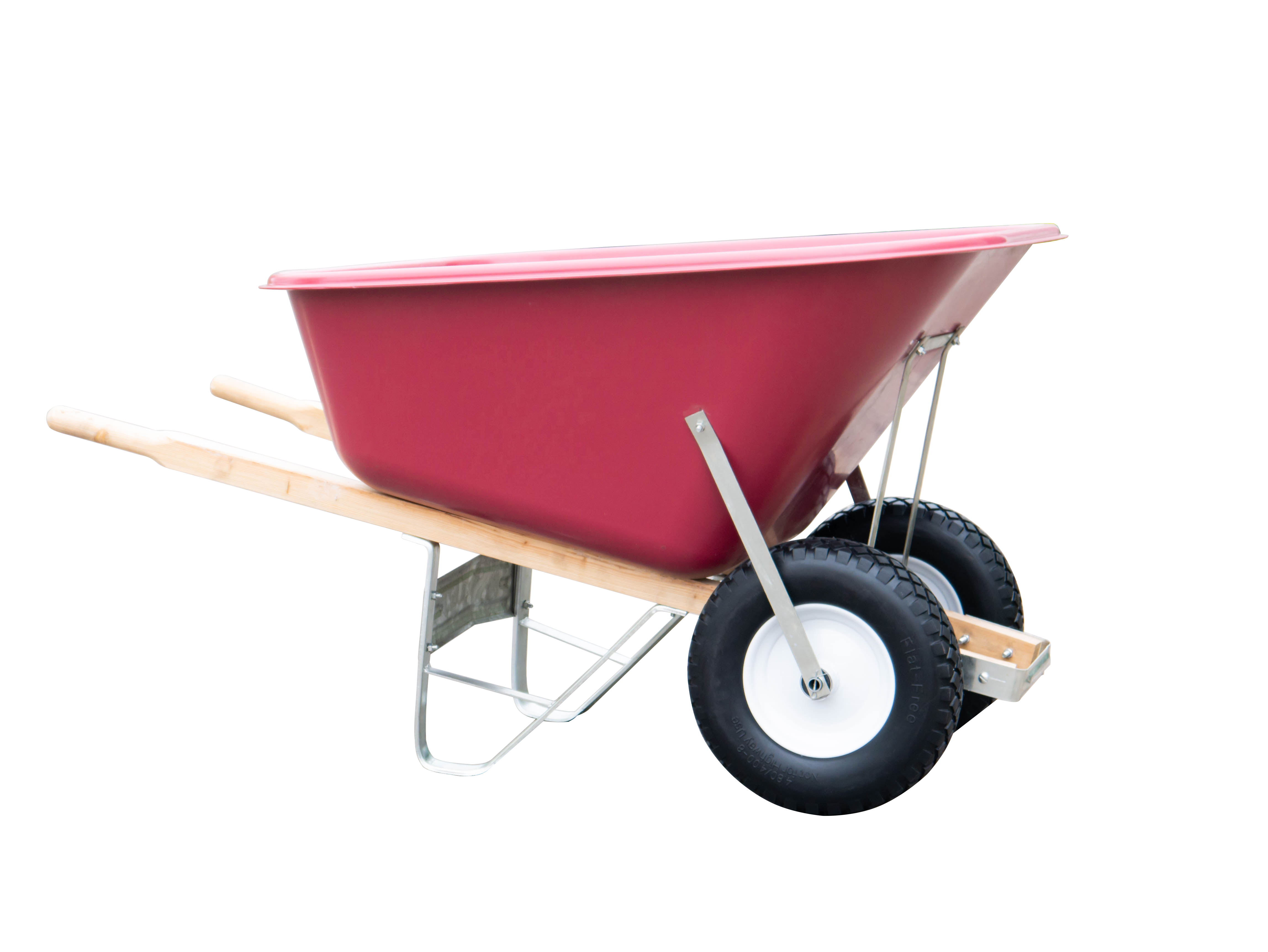 Heavy Duty Construction Stanley Two Wheel Wheelbarrow